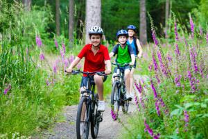 Family bike ride