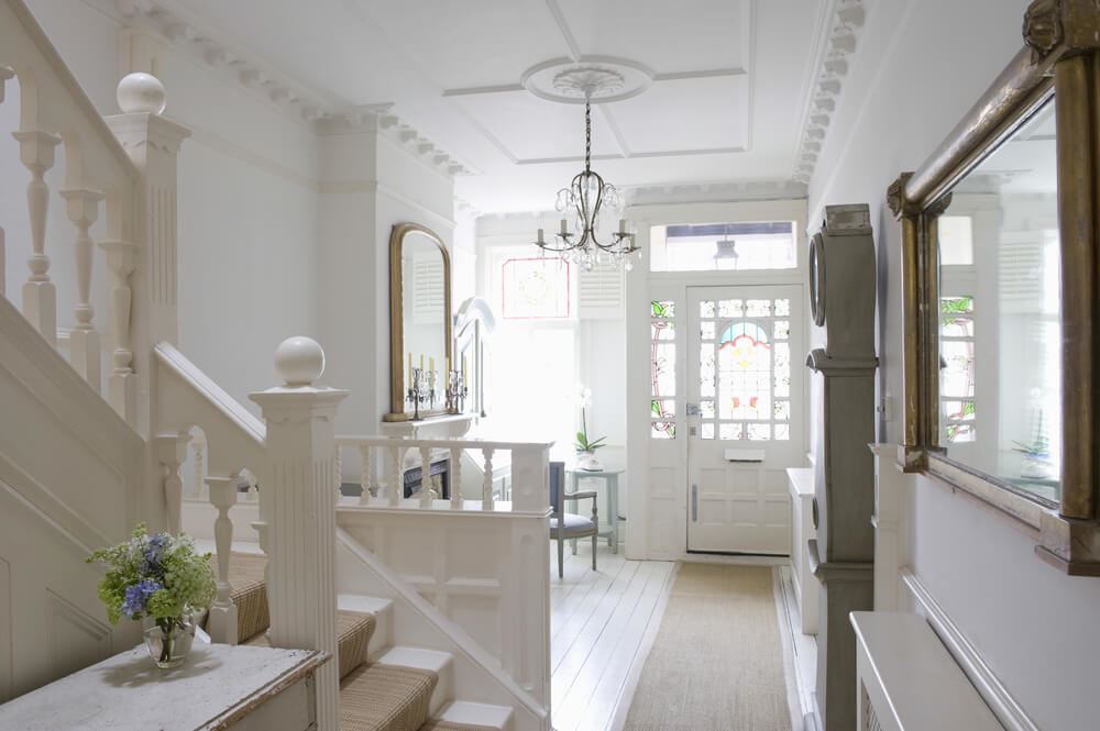 Cream tidy hallway