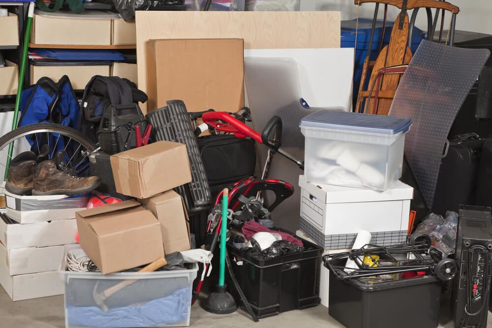 clutter in garage