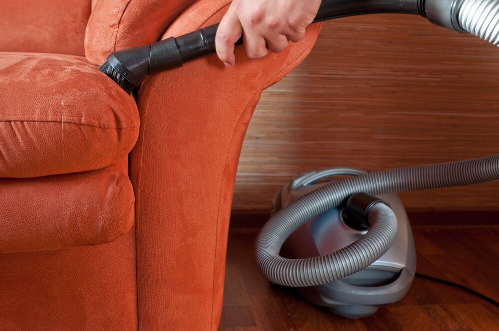 hoovering sofa