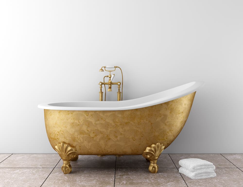 golden bath