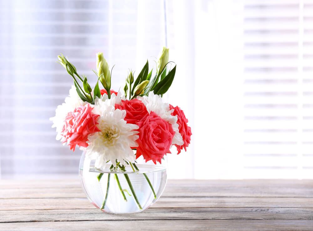 flowers in vase