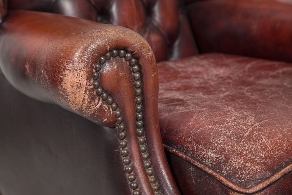 leather armchair
