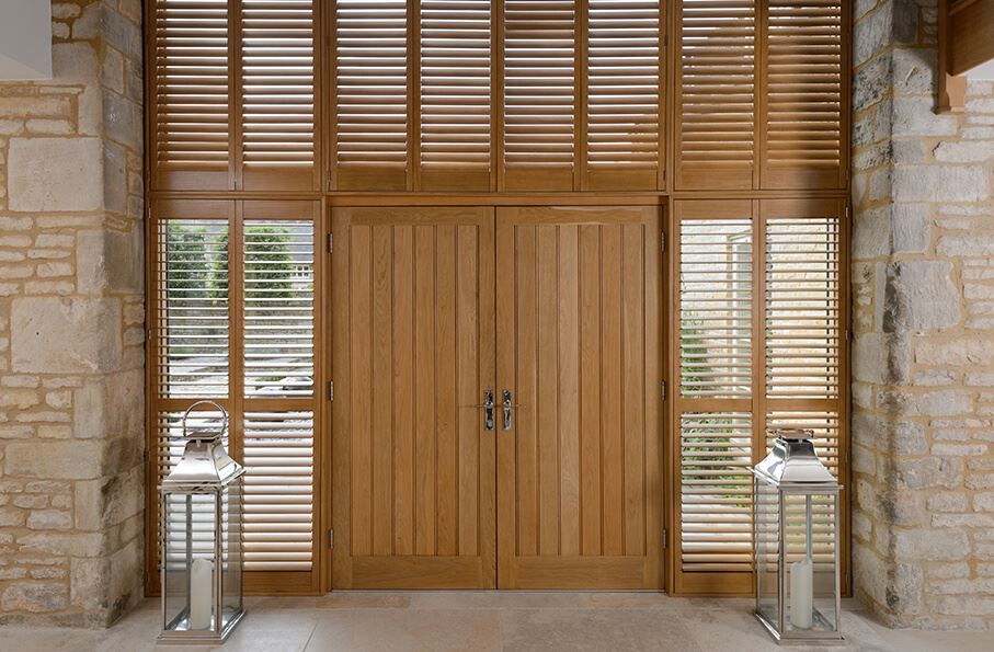 wooden shutters