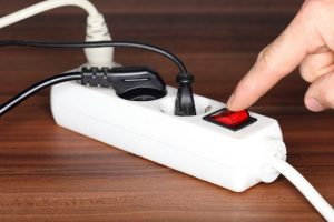 turning on switch