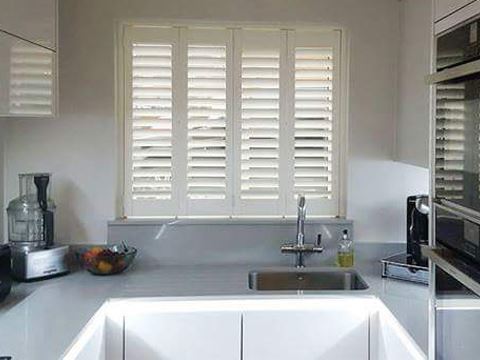 white kitchen shutters