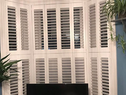 white tier on tier shutters