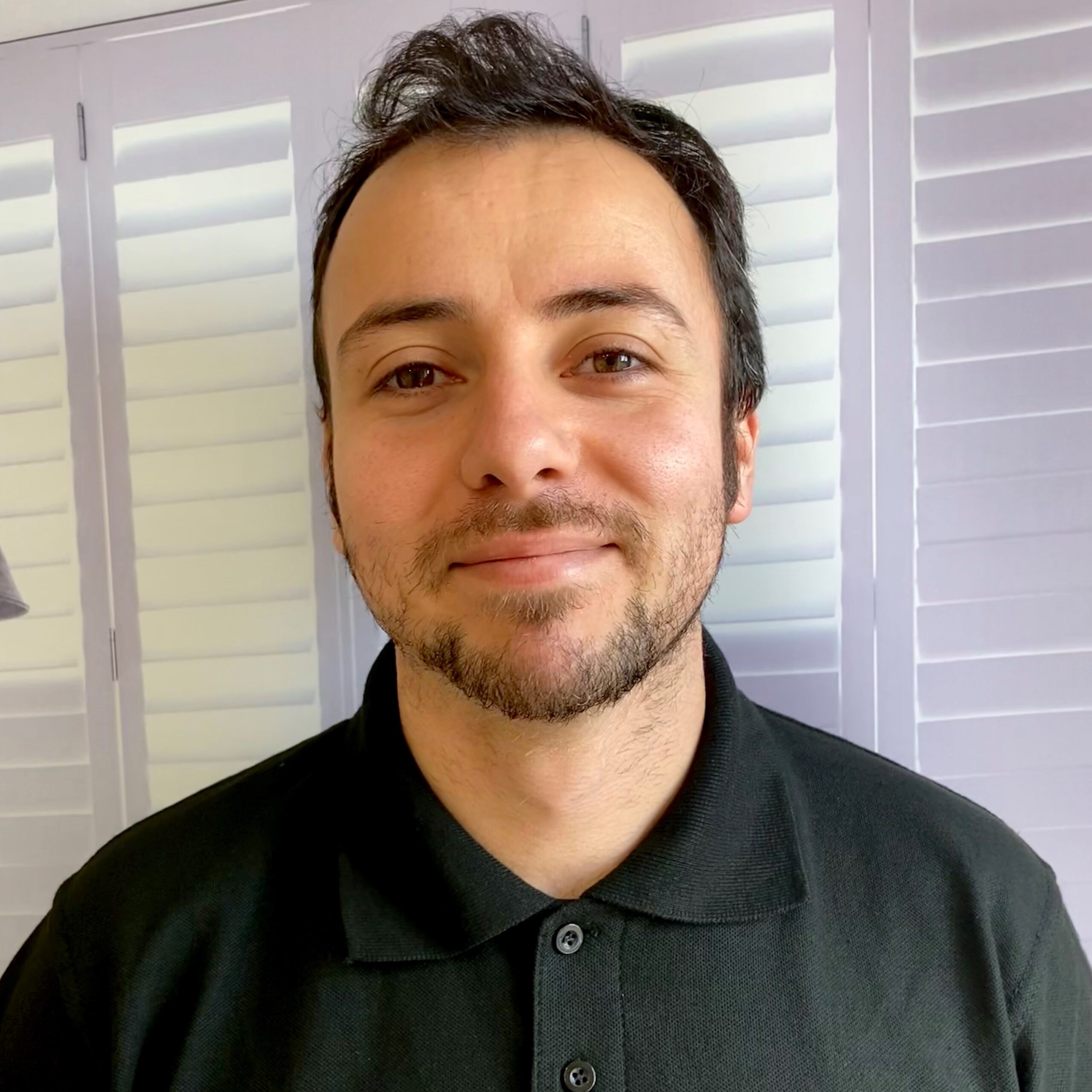 Purely Shutters employee Joe Calcott