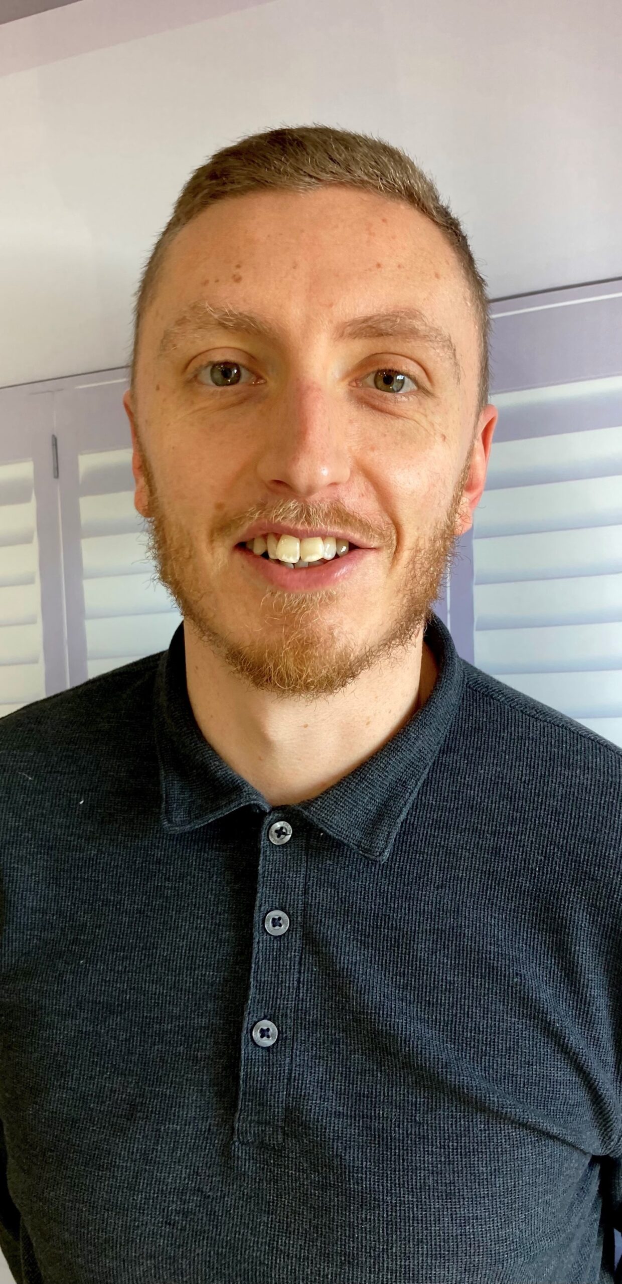 Purely Shutters employee Kurt Bartlett