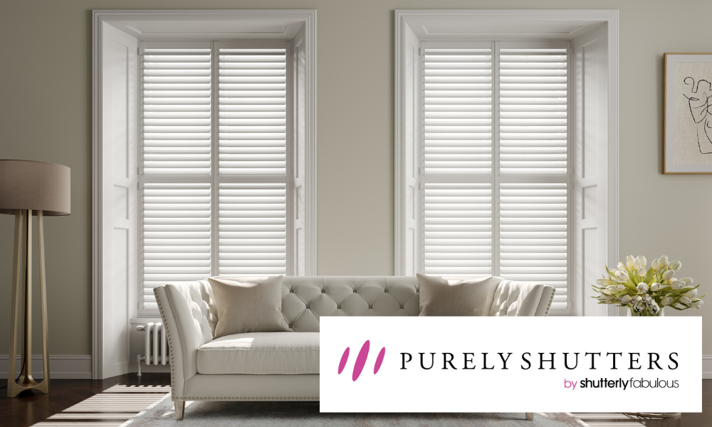 White window shutters